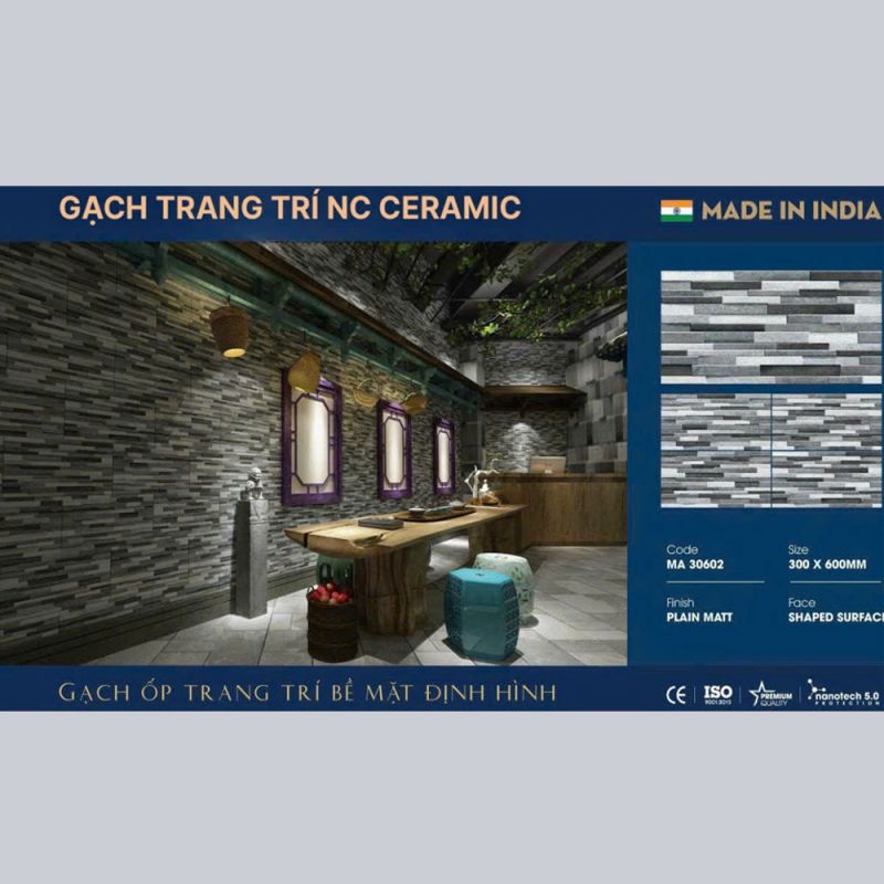 Gạch ốp tường Ấn độ kích thước 30x60 MA30602